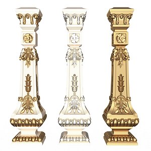 3D Classic Baluster 07