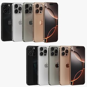 3D iPhone 16 Pro and 16 Pro Max