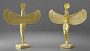 Golden Statue of Isis Ancient Egyptian Goddess