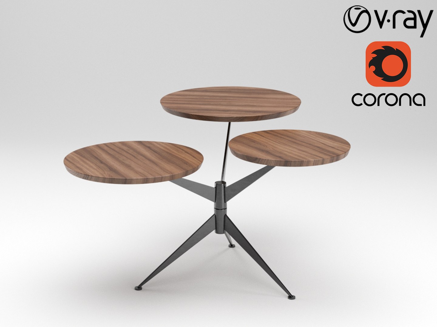 Coltrane Wood Veneer Coffee Table Model - TurboSquid 1491796