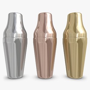 3d realistic cocktail shaker model