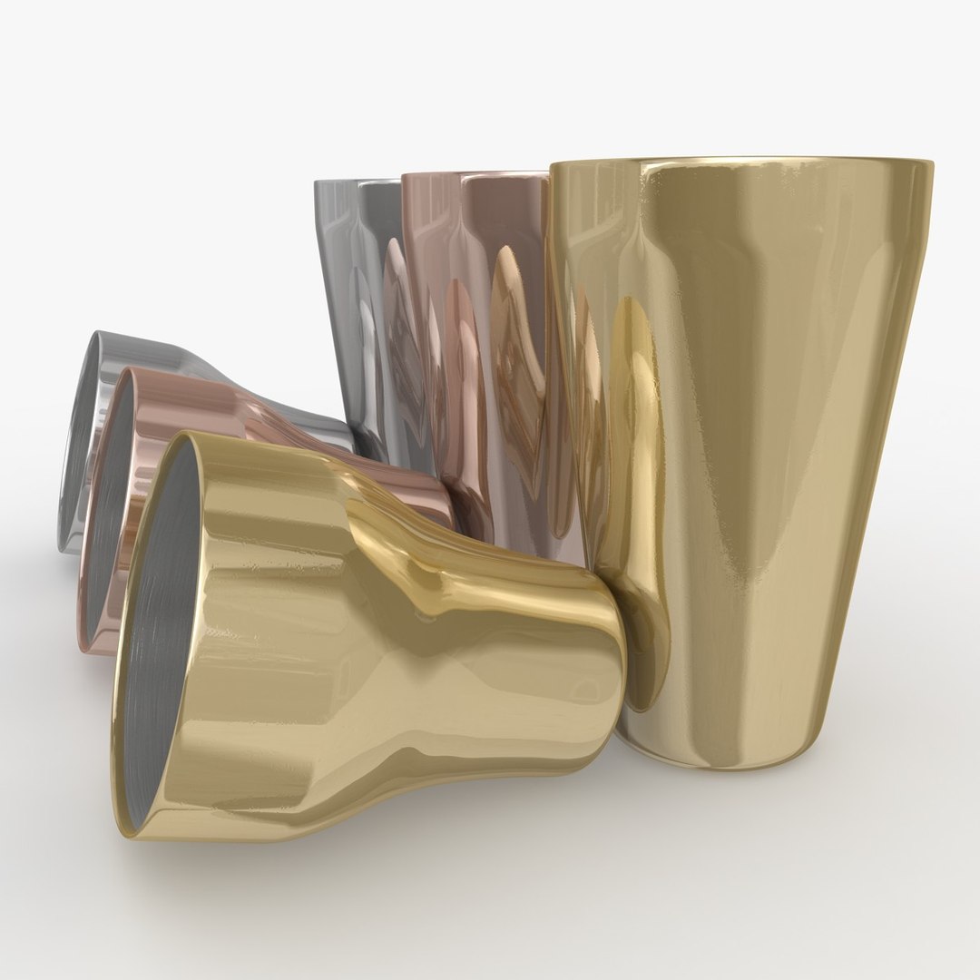 3d realistic cocktail shaker model
