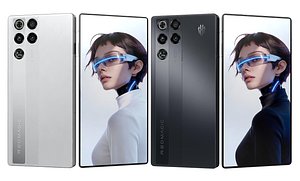 3D ZTE nubia RedMagic 11S Pro Black And White