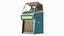 Rocket Vintage Jukebox Turquoise
