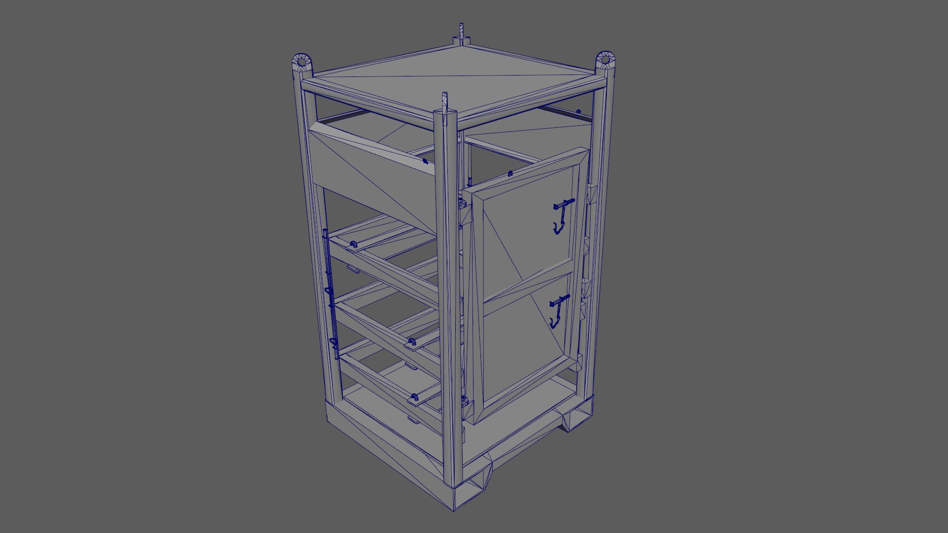 Gas Bottle Container 3D - TurboSquid 2198888