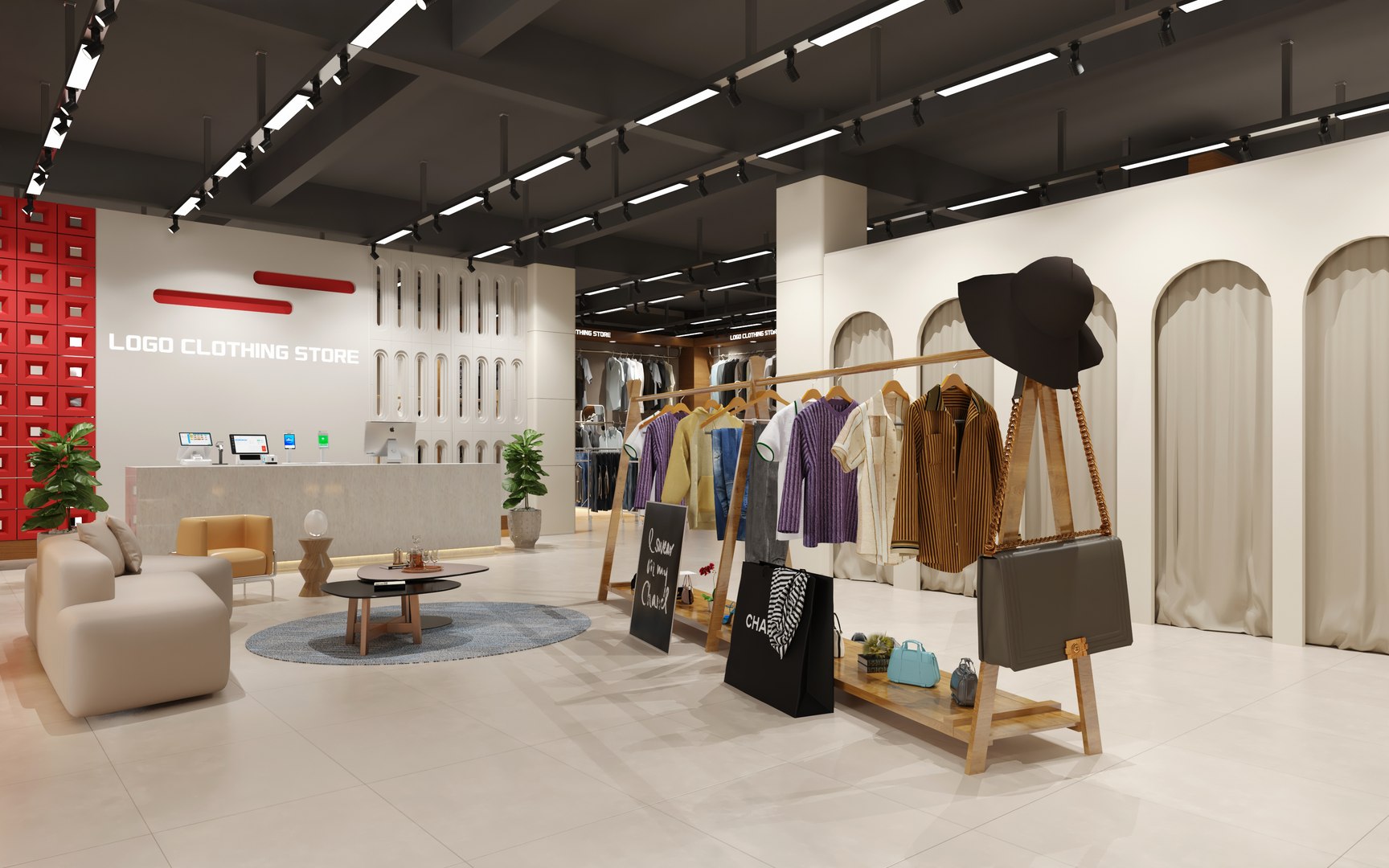 Clothing Store Model - TurboSquid 2536182