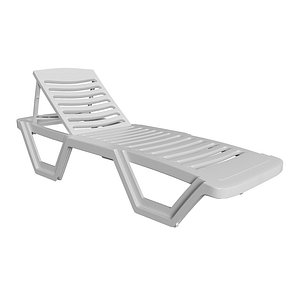 chaise lounge ellastik plast