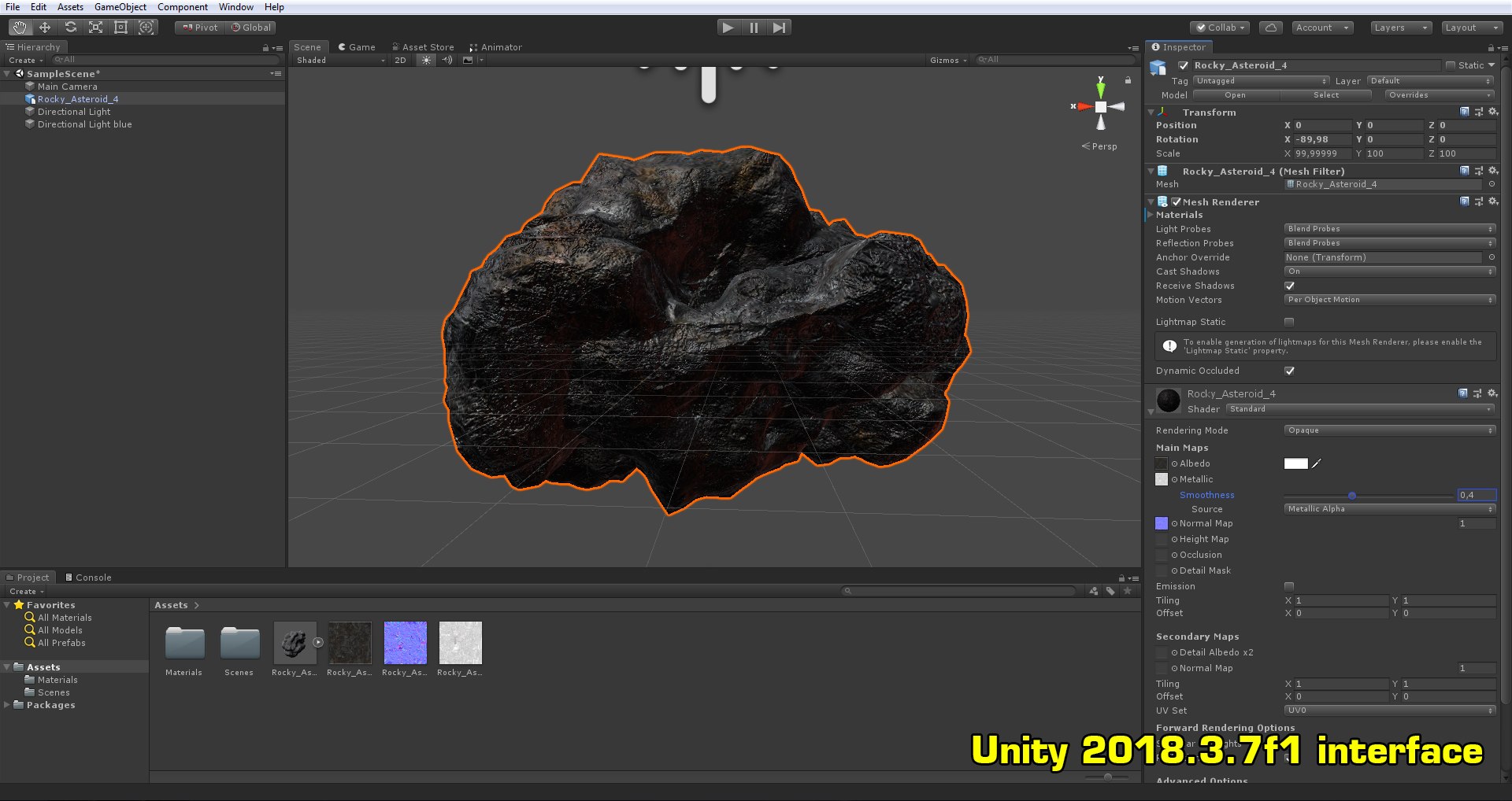 Rocky Asteroid 4 3D Model - TurboSquid 1406799