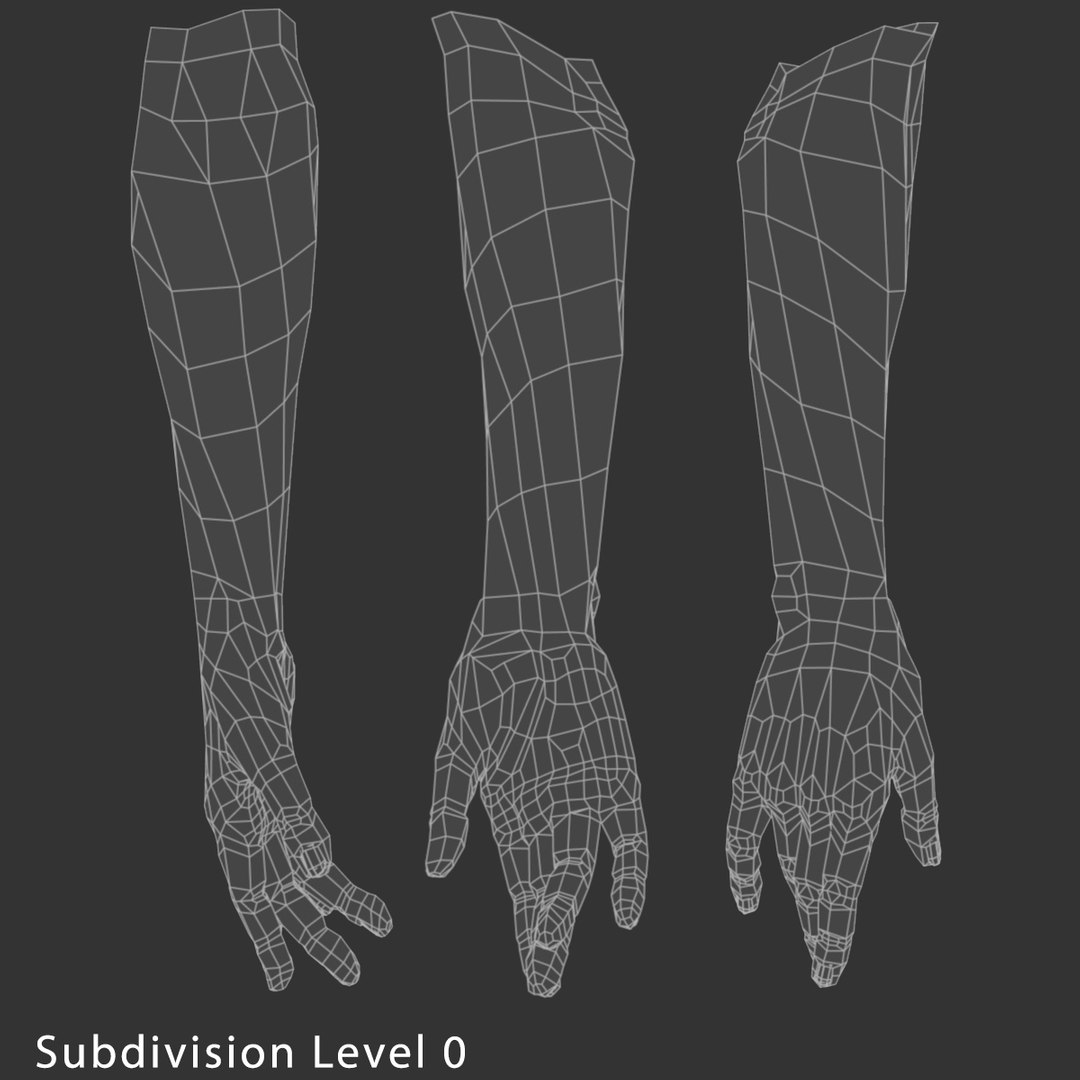 Hand Arm Female Pose C4d