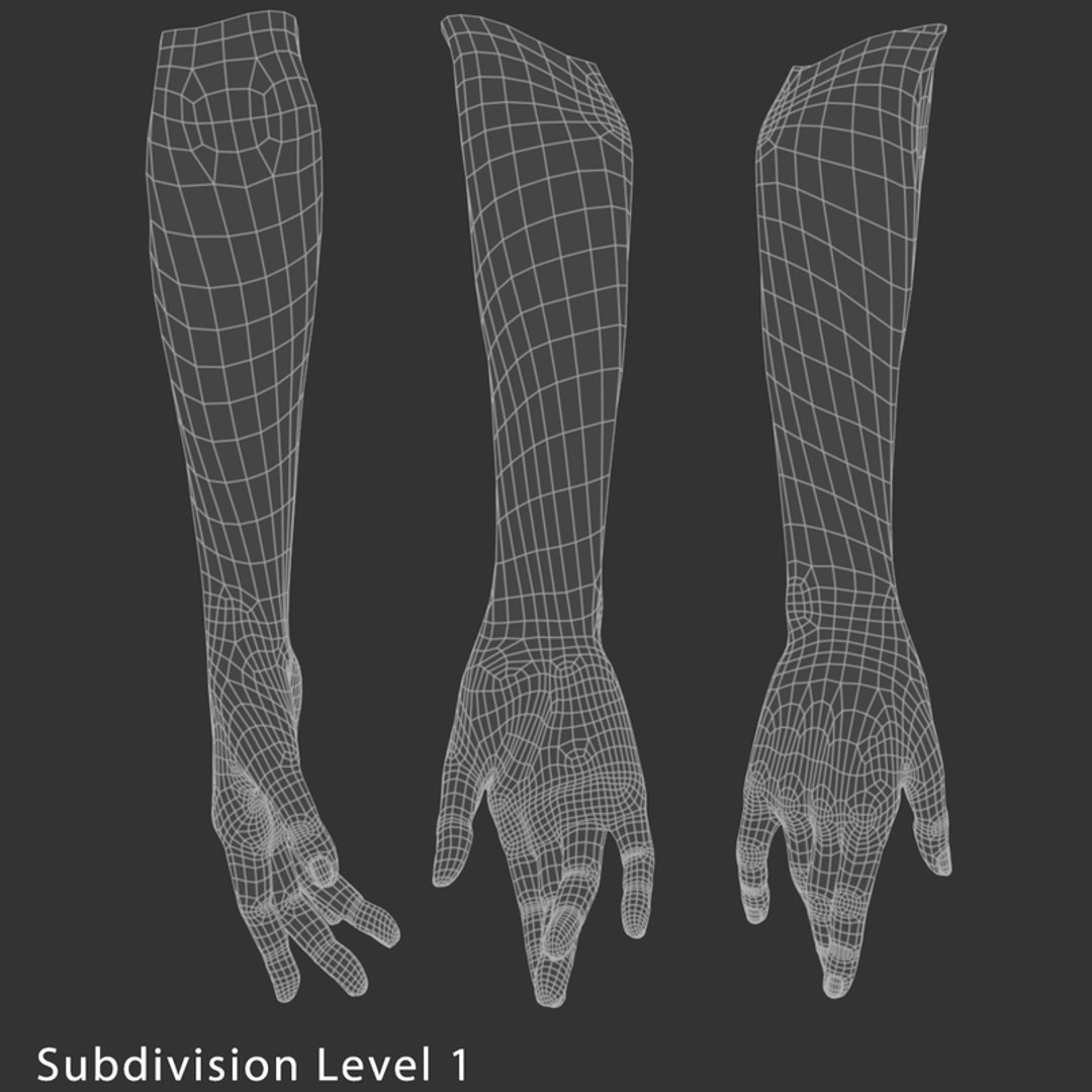 Hand Arm Female Pose C4d