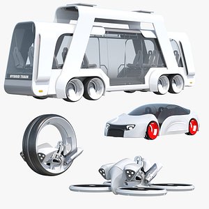 Sci-Fi Futuristic Vehicle