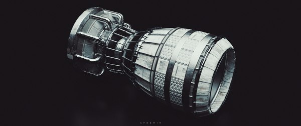 3D space engine - TurboSquid 1703334