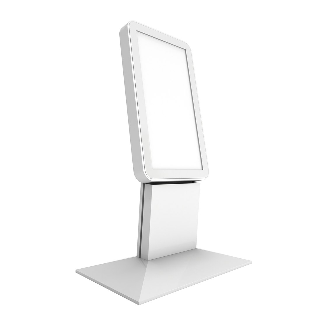 lcd screen stand video 3D model https://p.turbosquid.com/ts-thumb/AX/sL8H7L/1L7Q9VkH/kioskwhite3/jpg/1554662490/1920x1080/fit_q87/a6497067821baa72f227ec838e7331b23d180921/kioskwhite3.jpg