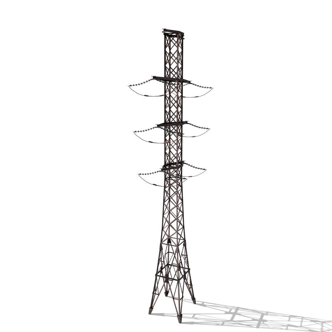 Electricity Pole 3D Model - TurboSquid 1465096