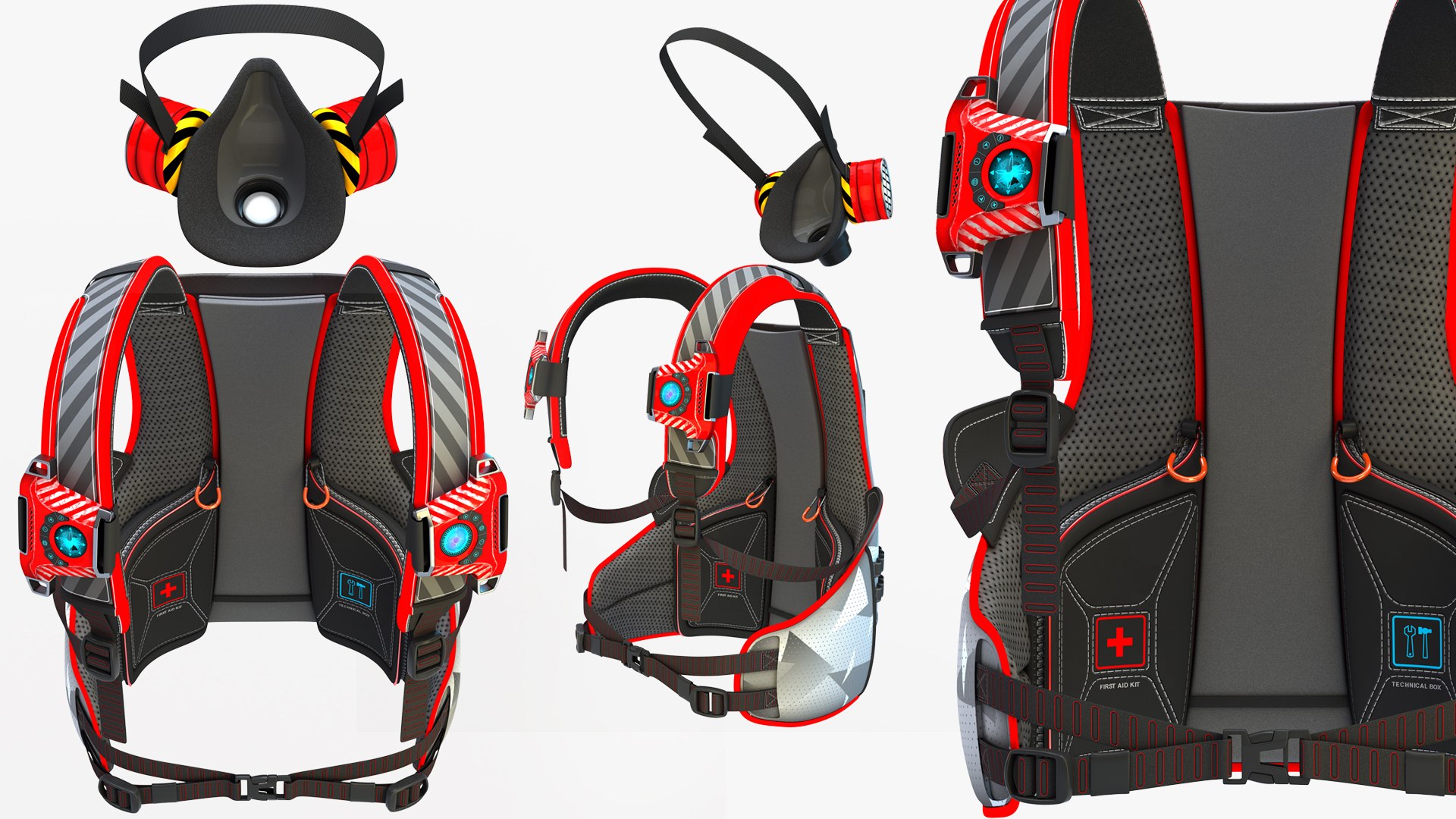 3D Backpack Mask - TurboSquid 1684583