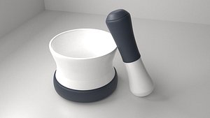 3D ceramic silicon mortar pestle