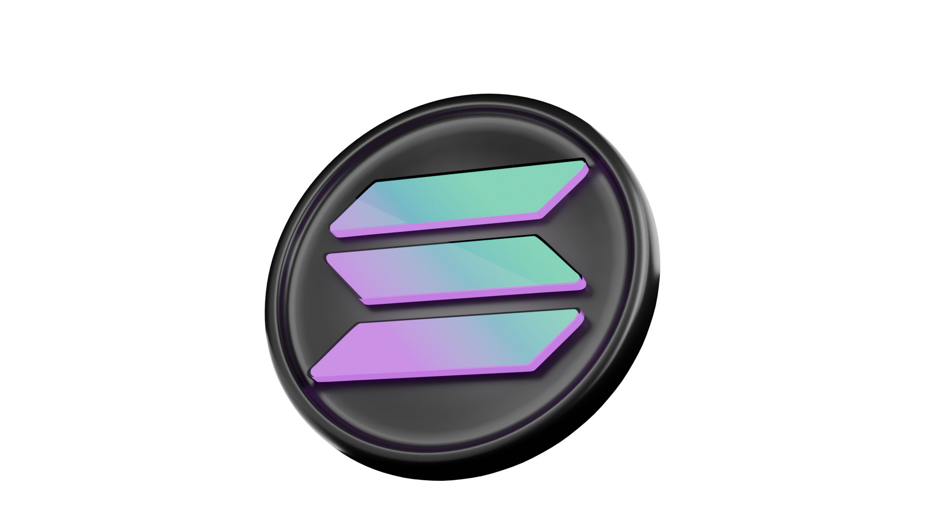 3D Solana Coin Model - TurboSquid 2308822