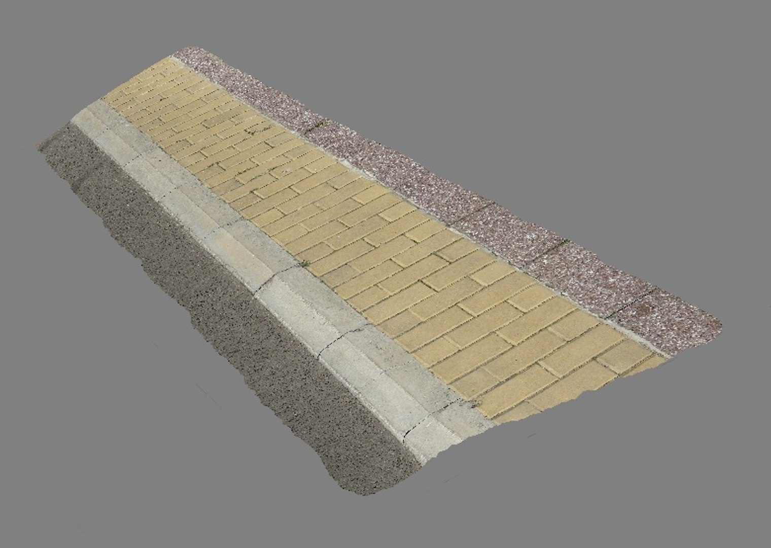 3d Curb 2 Model