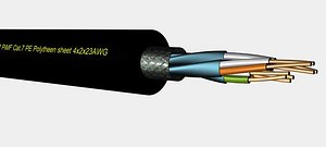 S-FTP PiMF Cat7 PE PATCH Polytheen sheet 4x2x23AWG.max