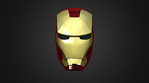 3d ironman helmet model