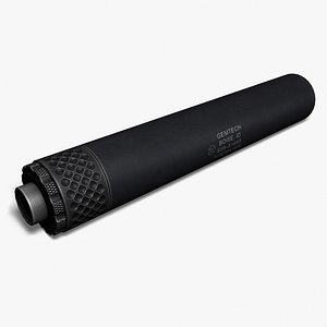 Gemtech TUNDRA Silencer, 9mm, Black