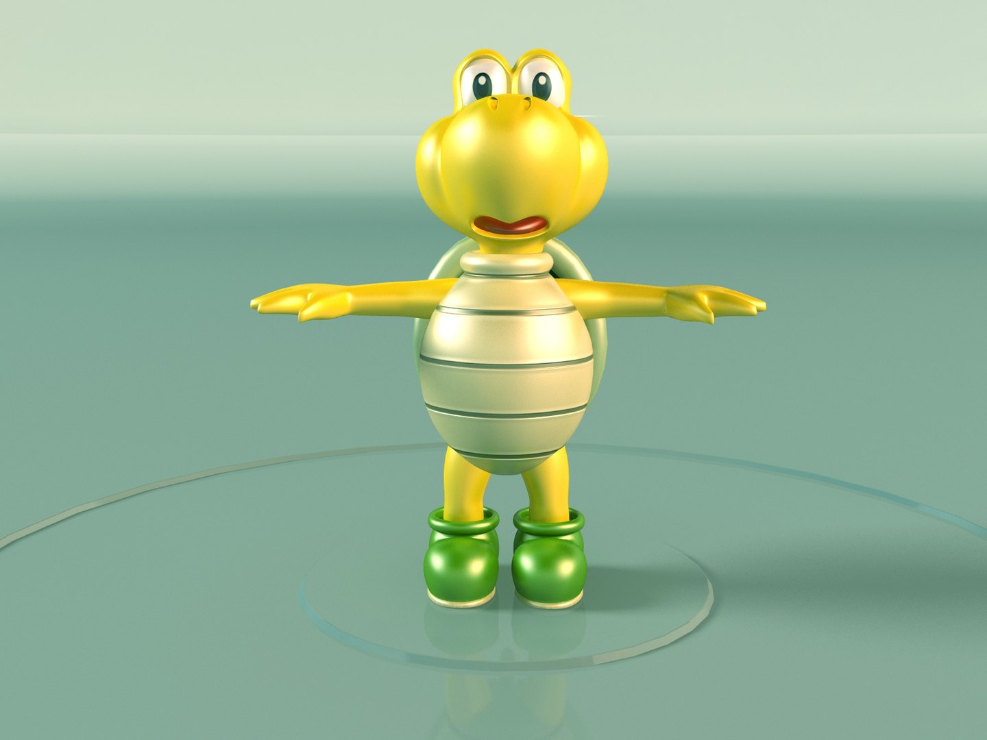 3d Koopa Troopa