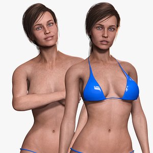 3D Clara - Realistic Woman Mother Base Shape