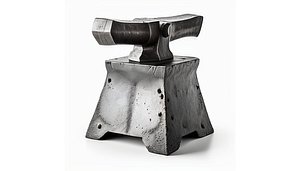 Medieval Blacksmith Anvil for 3D print 3D model