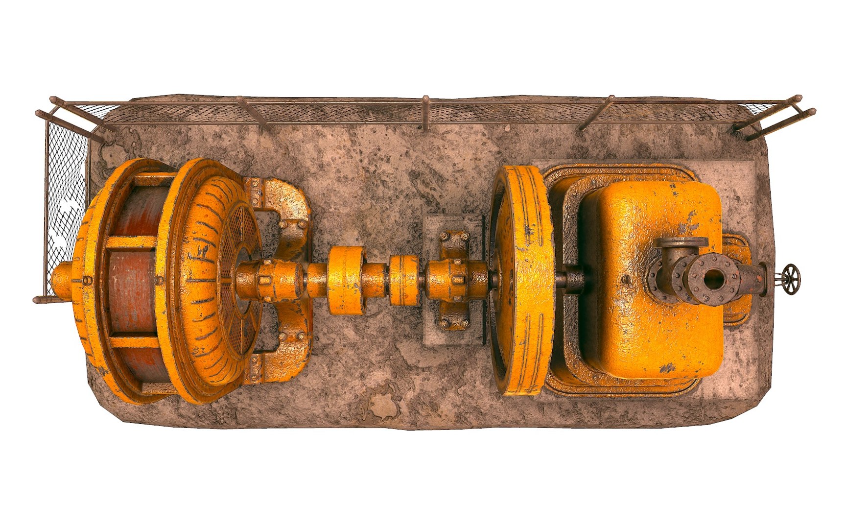 Old Factory Generator 3d Fbx