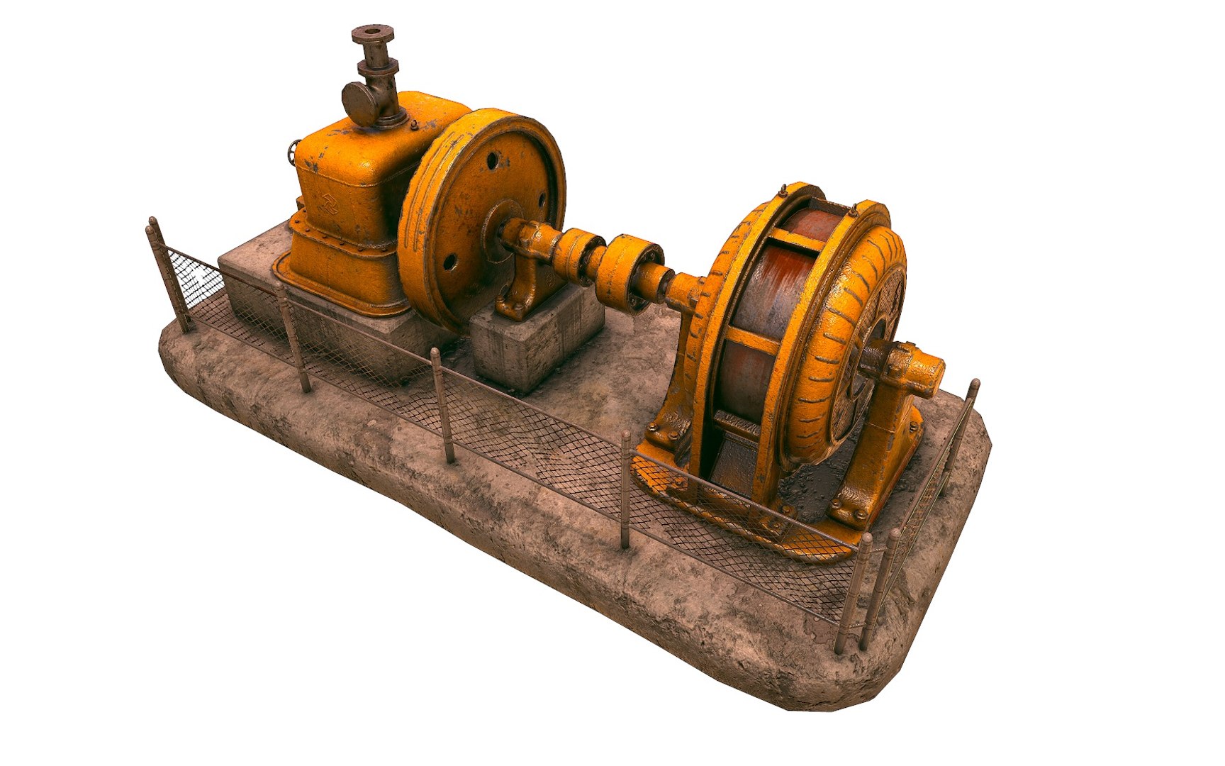 Old Factory Generator 3d Fbx