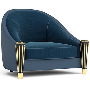 Bruno Zampa Legend armchair 3D model