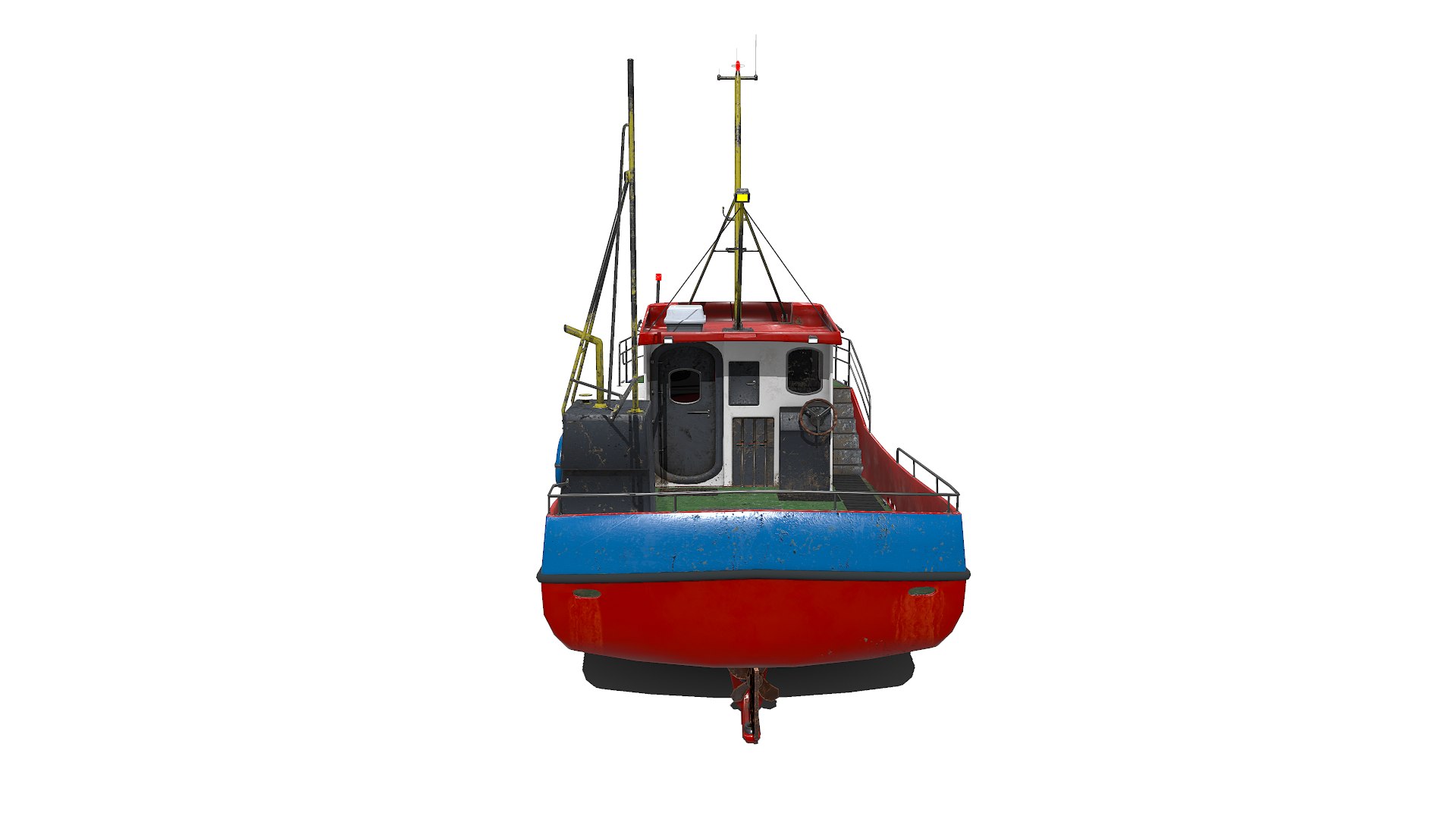 3D Fishing Boat PBR Model - TurboSquid 1714274