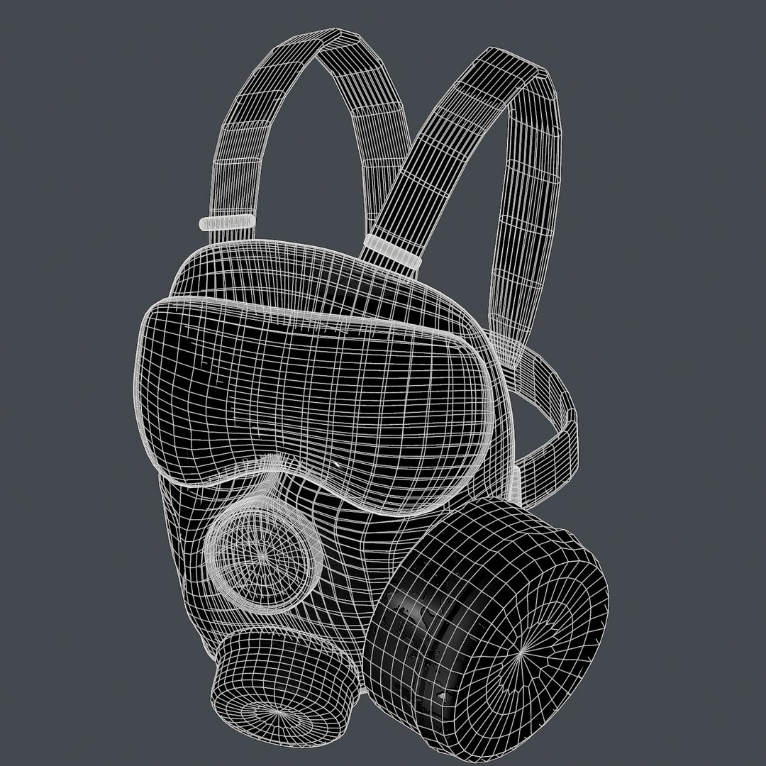 Gas Mask Model - TurboSquid 1687272