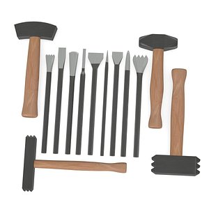 3d chisels hammers