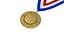 Złoty medal ze wstążką