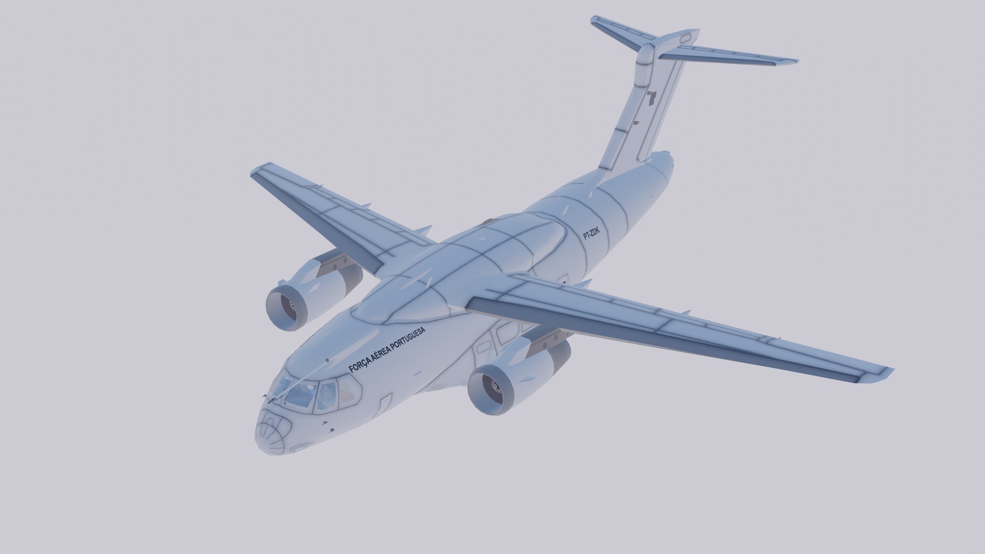 3D Model Embraer C-390 Millennium Portugal - TurboSquid 2060971