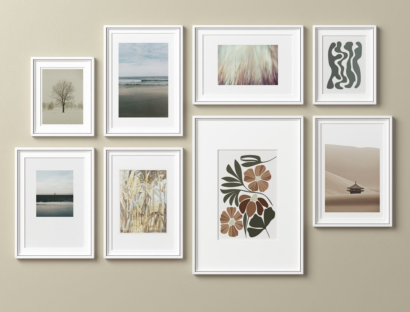 3D Picture Frames Set-489 Model - TurboSquid 2184622