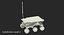 3D mars rover sojourner rigged