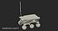 3D mars rover sojourner rigged