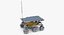 3D mars rover sojourner rigged