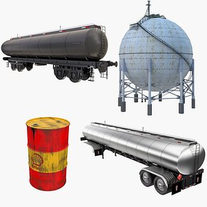 Oil Storage Tanks Collection 3