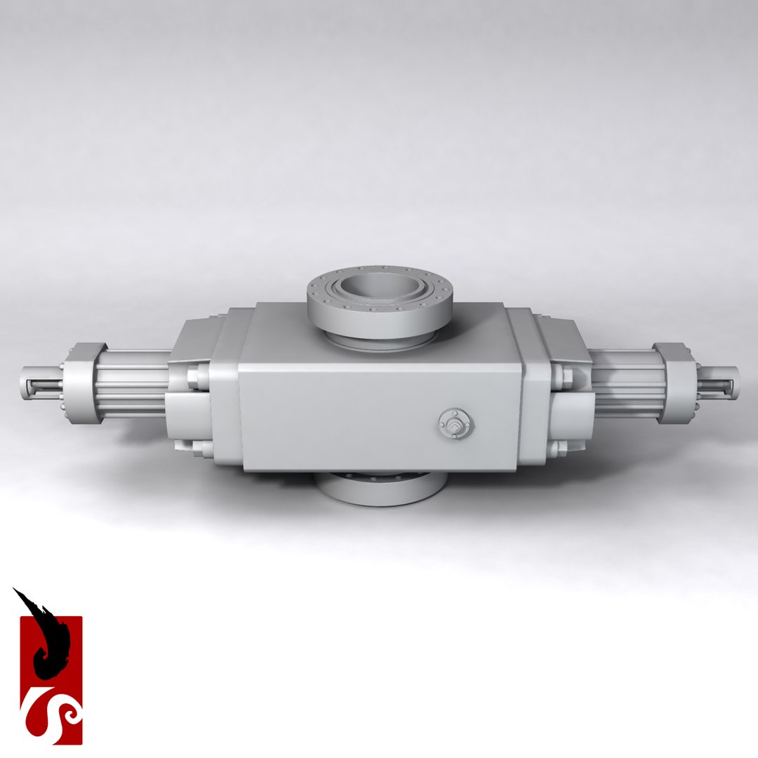 Forging Single Ram Bop 3d Model