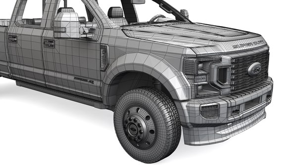 modelo 3d Ford F450 Super Duty Crew Cab (2020) - TurboSquid 1567679