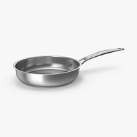 Stainless Steel Large Skillet