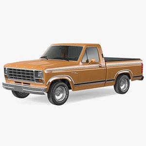 Ford F Series Ranger 1980 Pickup Truck Orange