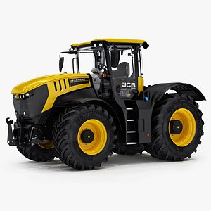 3D fastrac 8330 farm tractor model