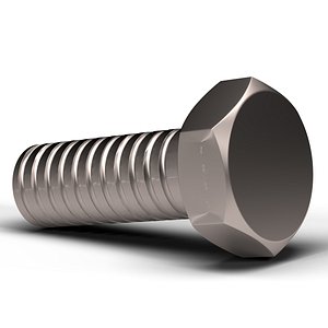 3D bolt hardware tool model