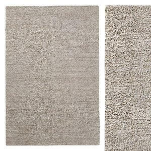 PAVIA NEPALI LAMBSWOOL RUG Dove 3D model