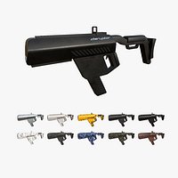 10 Anti-Drone Sub Gun G Collection - SciFi Jamming Weaponry