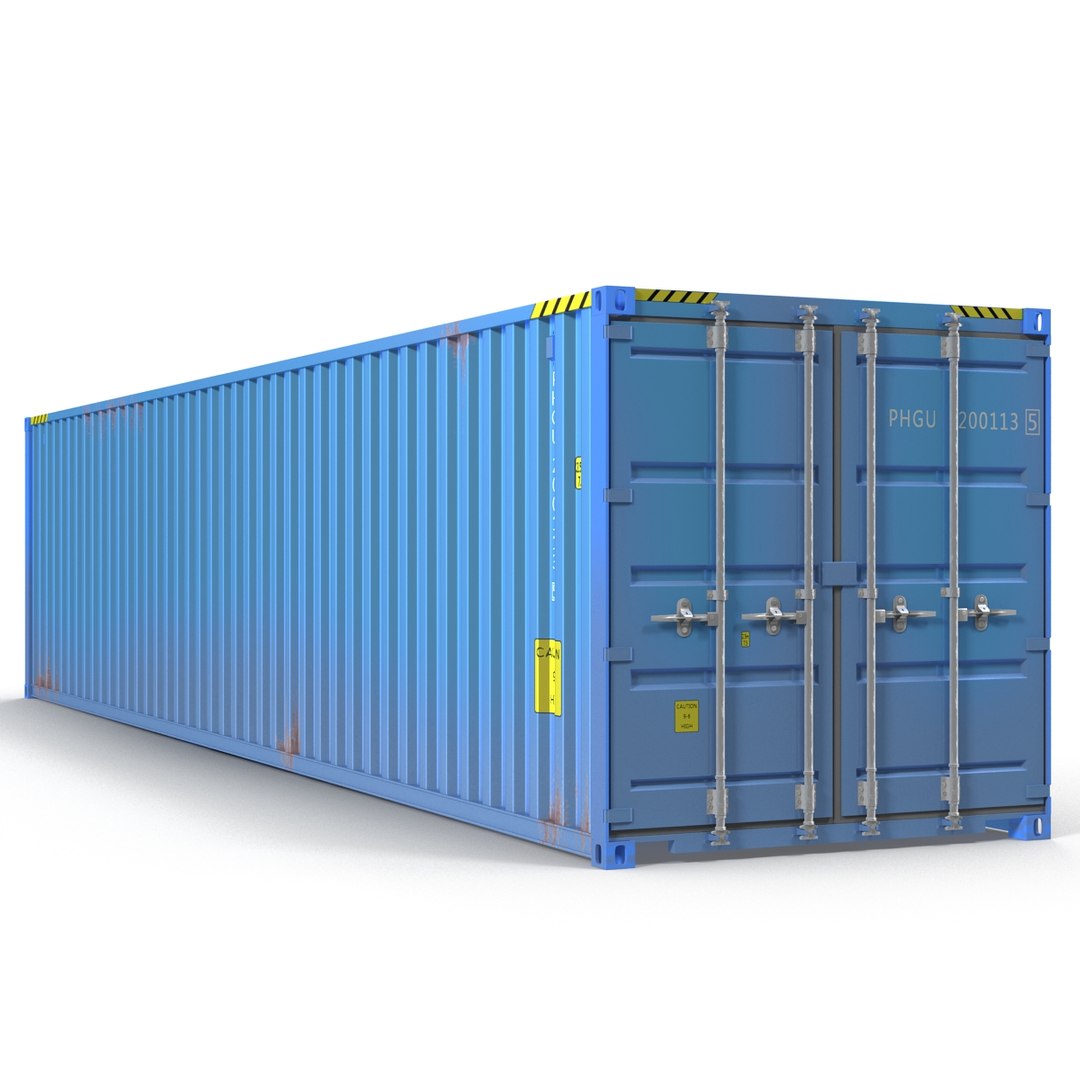 3d Model Of 40 Ft Iso Container